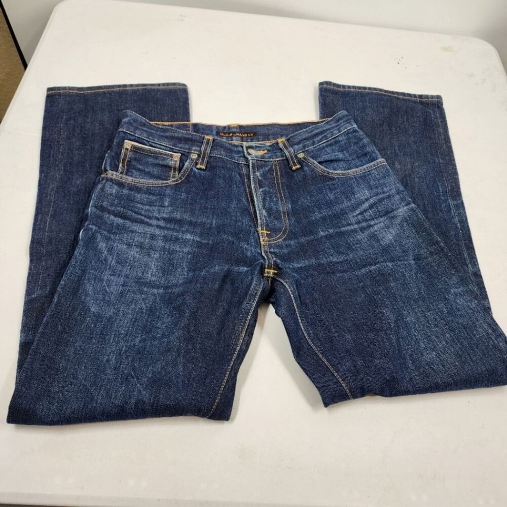 Nudie Jeans Regular Alf Dry Red Selvage Button Fly 29/32